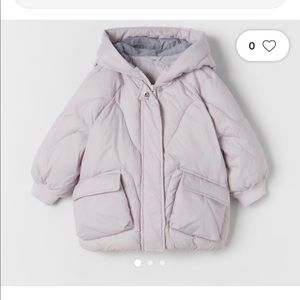 Zara baby puffer coat NWOT